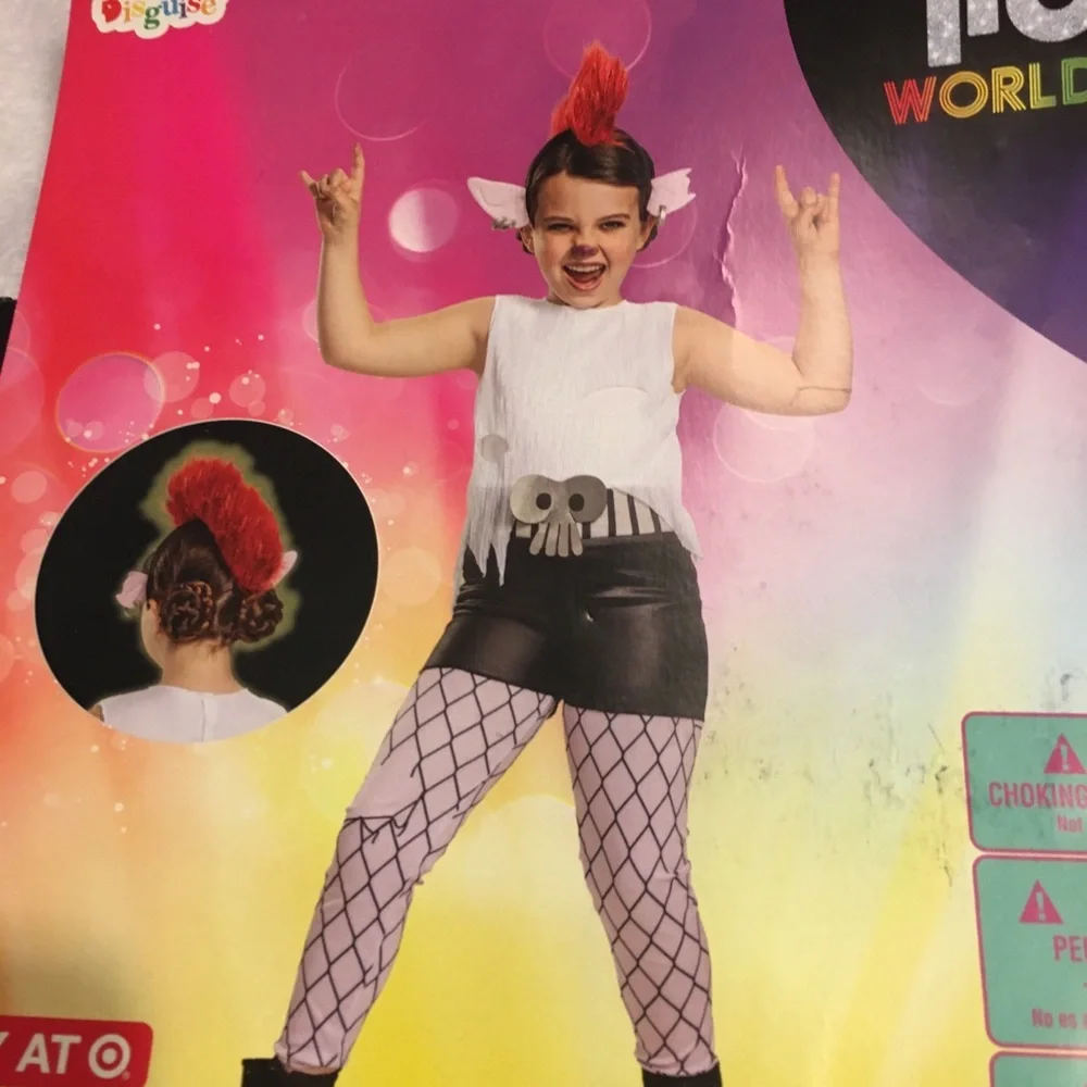 NWT‎ Trolls Halloween kids costume Barb